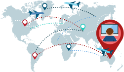 Bottom line-if the shipment was compliant when it left, it's OK through to its destination.